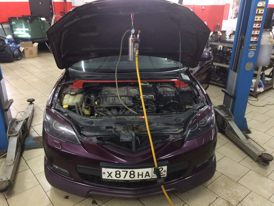 Обслуживание впускной и топливной системы + Liqui Moly Molygen — Mazda ...