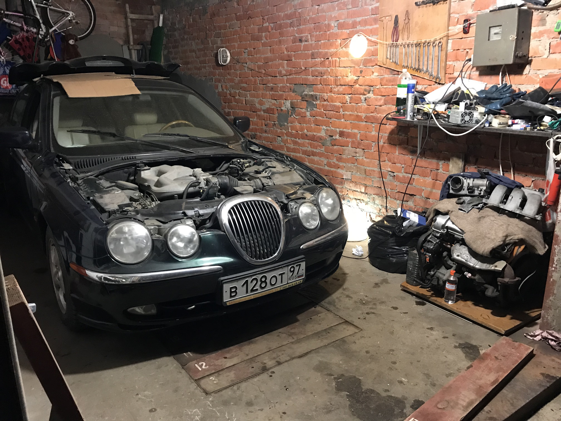 Замена ДВС. Снятие — Jaguar S-Type, 3 л, 2000 года | своими руками | DRIVE2