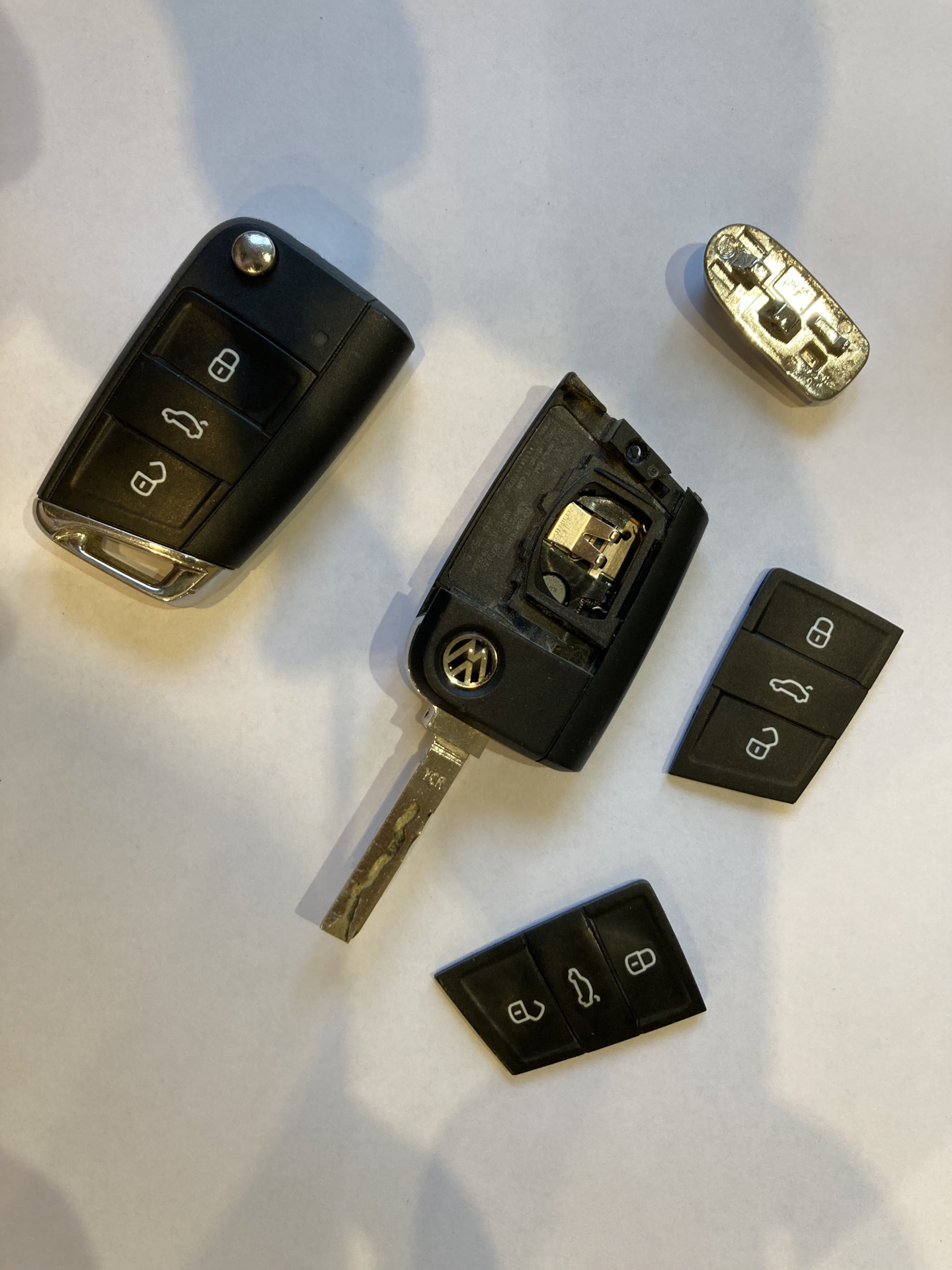 Новые кнопки для ключа — Volkswagen Jetta VII, 1,6 л, 2020 года ...