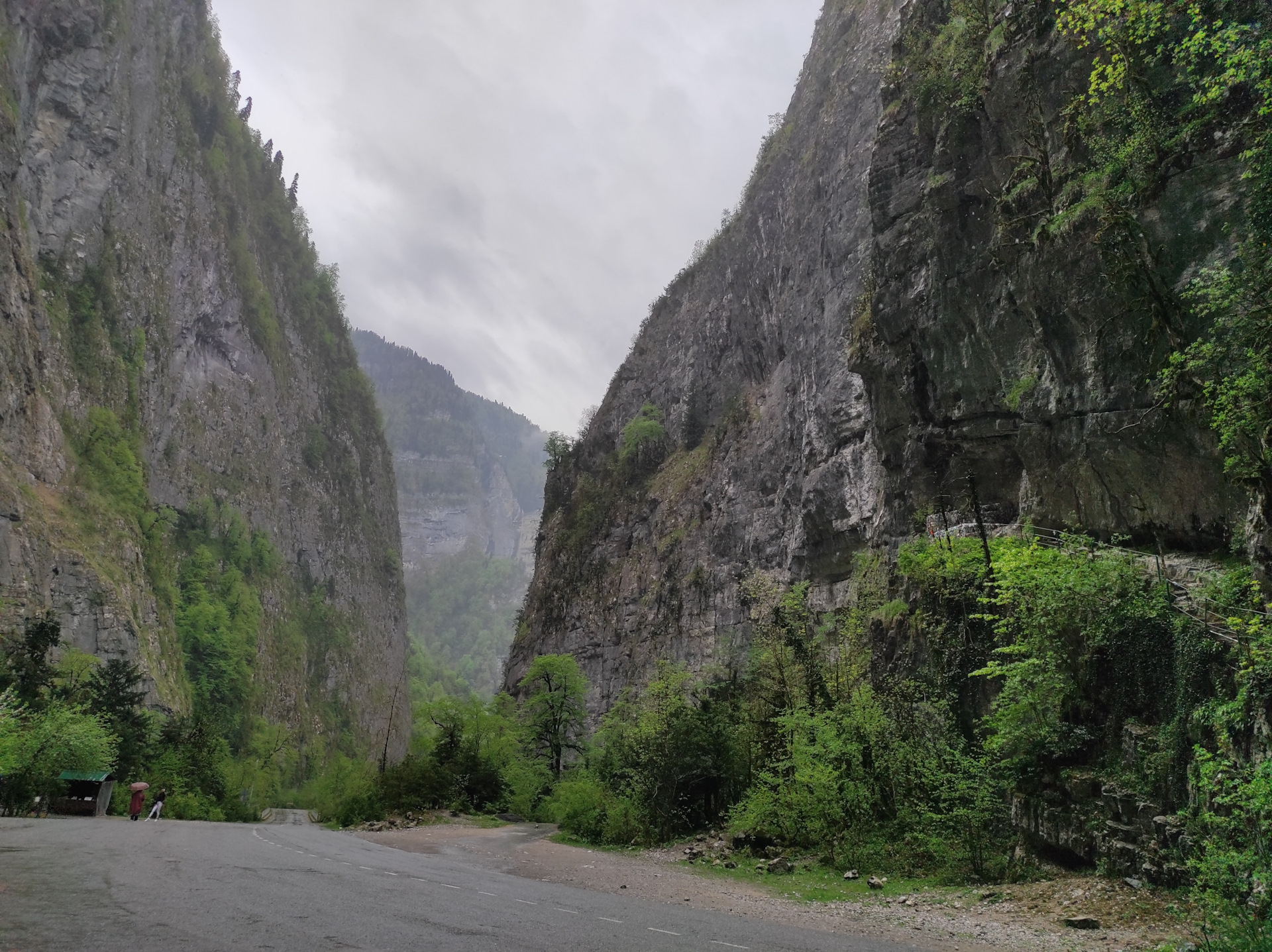 Юпшарский каньон Абхазия февраль 2021