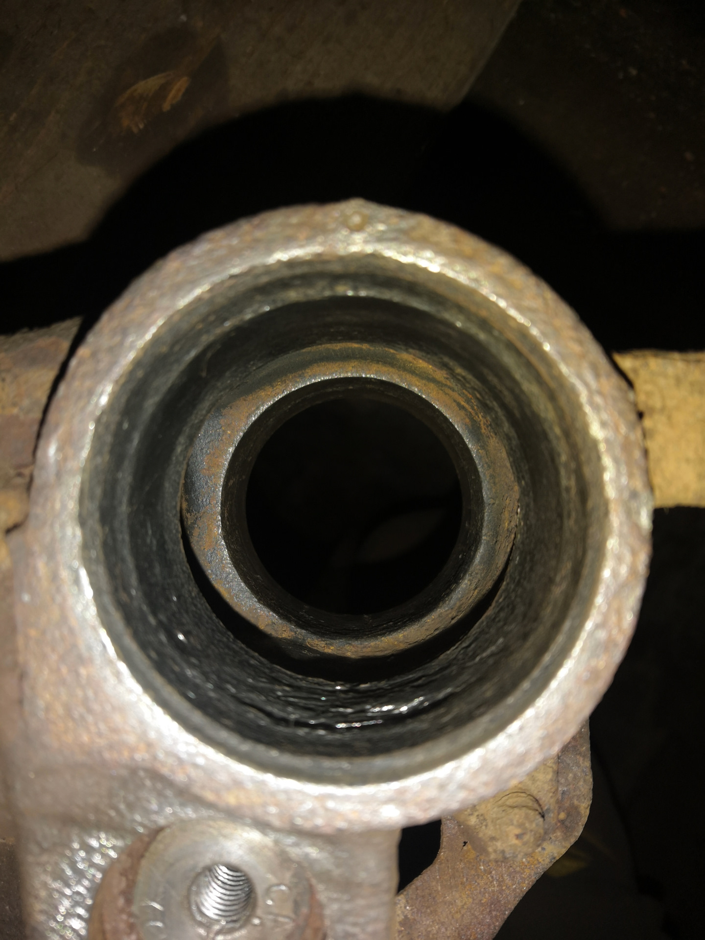 Ремонт задней балки, установка заднего правого подшипника ступичную ...