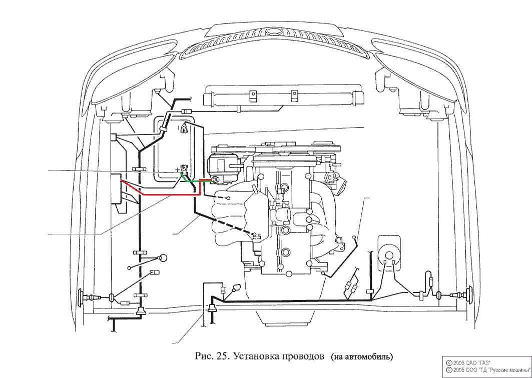 Схема электрооборудования газ 31105 крайслер схема