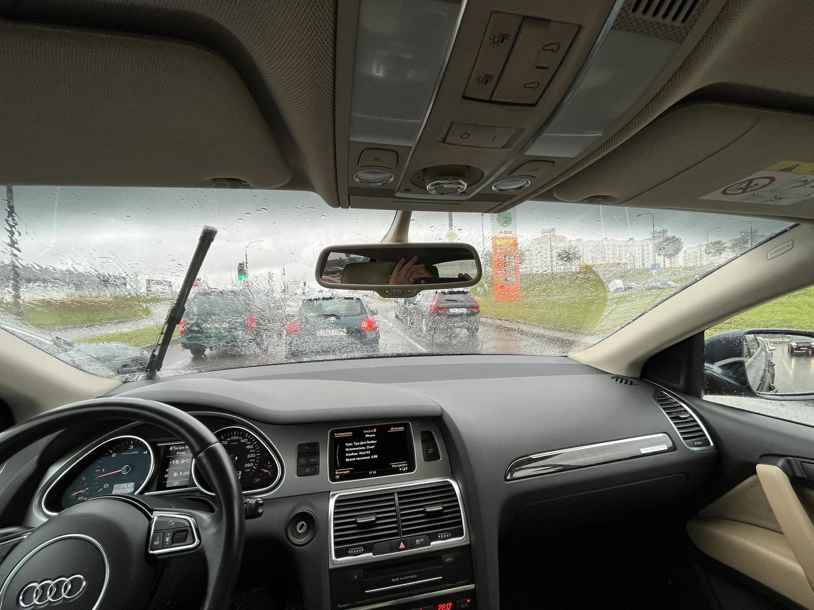 Ремонт трапеции дворников — Audi Q7 (1G), 3 л, 2014 года | своими ...