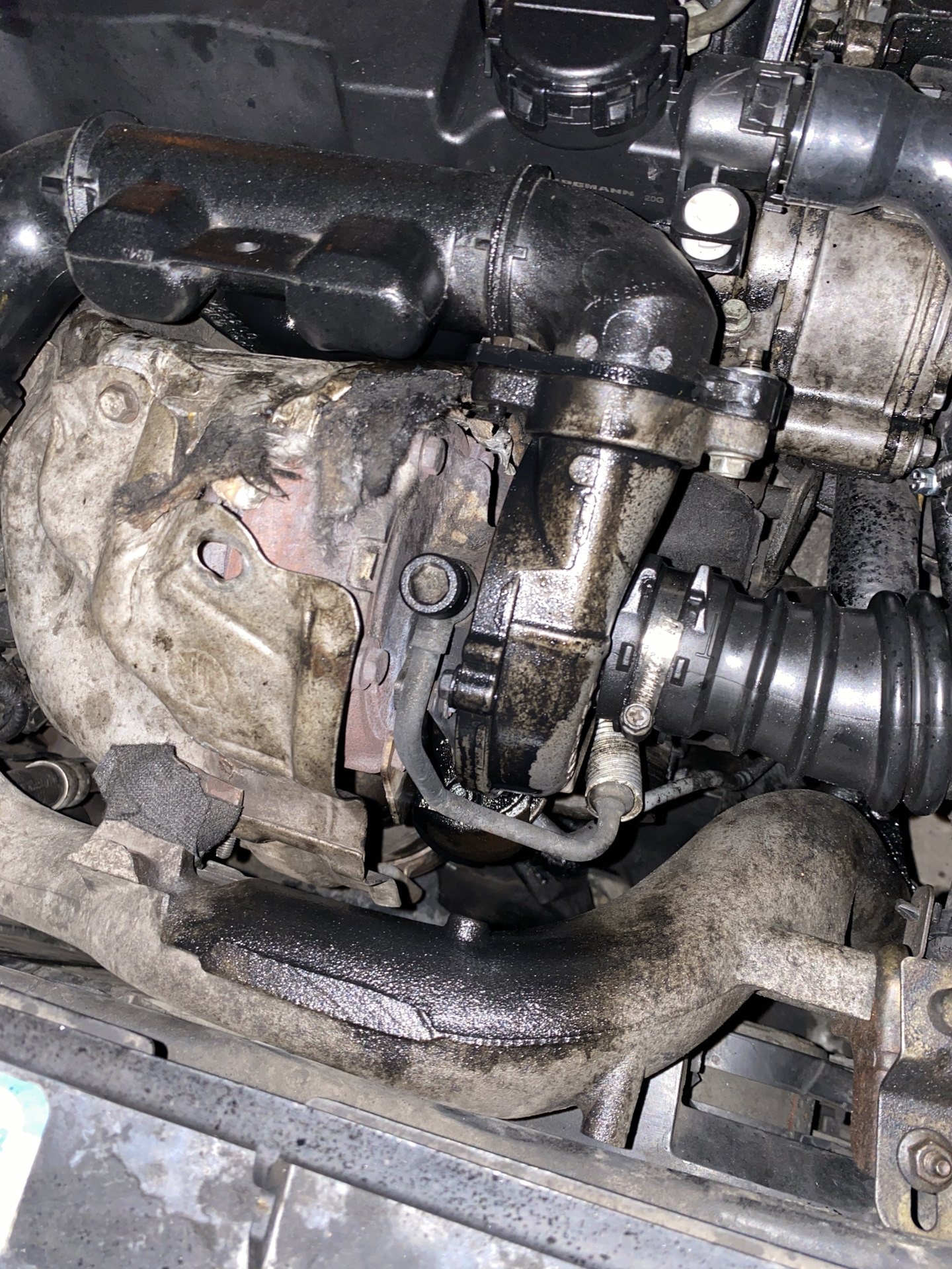 Масло на турбине — Mazda 3 (1G), 1,6 л, 2005 года | поломка | DRIVE2