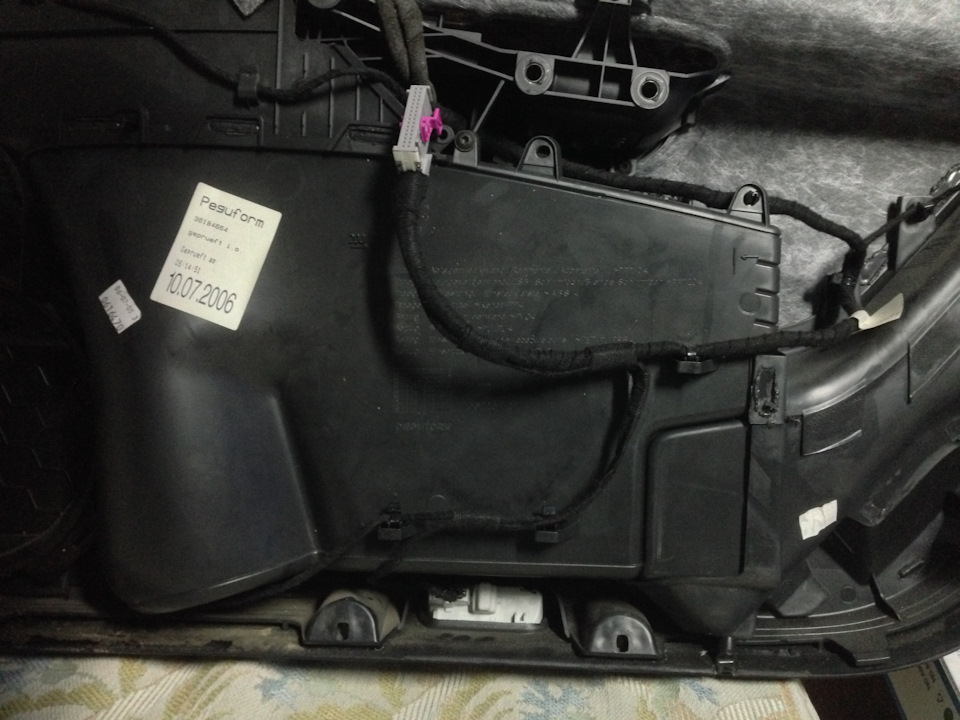 Уложил проводку — Volkswagen Passat Variant (B6)