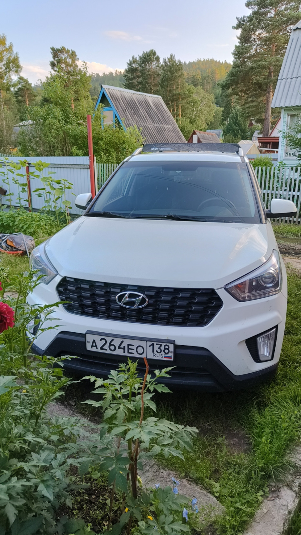 Фейринг-козырёк аэродинамический на крышу — Hyundai Creta (1G), 1,6 л ...