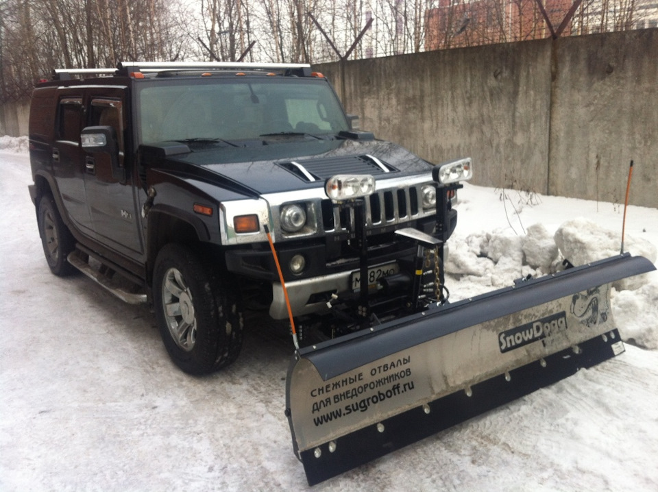 Hummer h3 на гусеницах