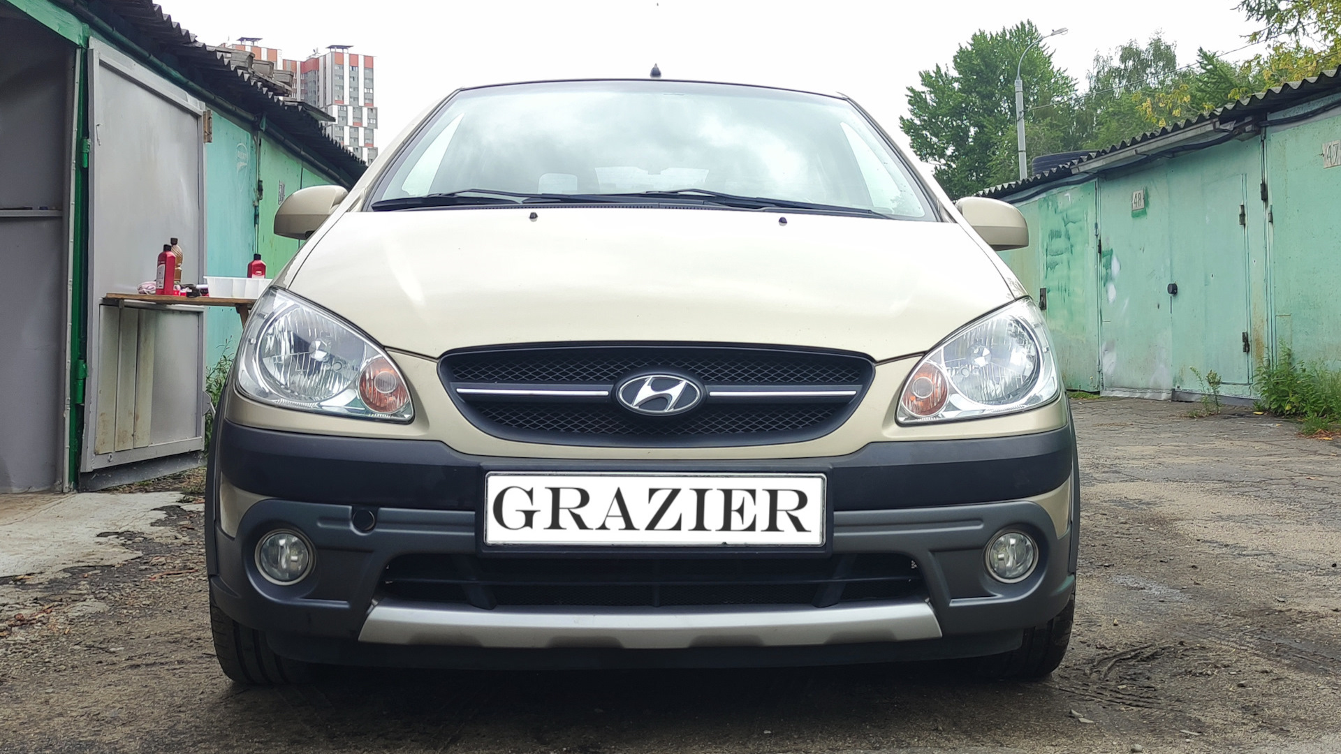 Hyundai Getz 1.4 бензиновый 2008 | 1.4 AT GLX на DRIVE2