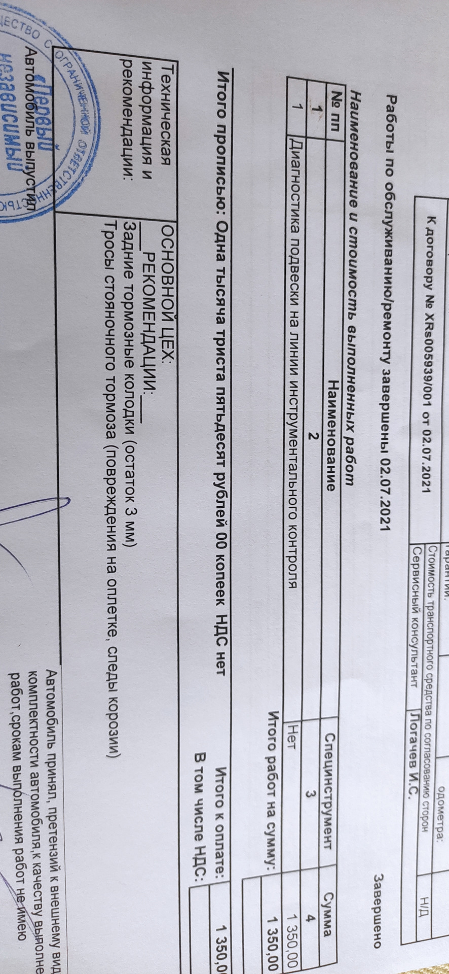 Диагностика ходовой на вибростенде — Toyota Avensis II, 2 л, 2008 года ...