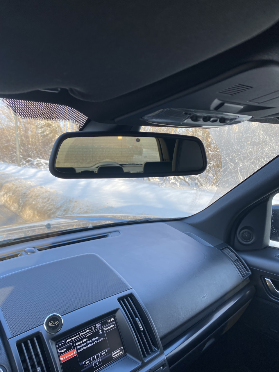 Салонное зеркало с автозатемнением — Land Rover Freelander 2, 2,2 л ...