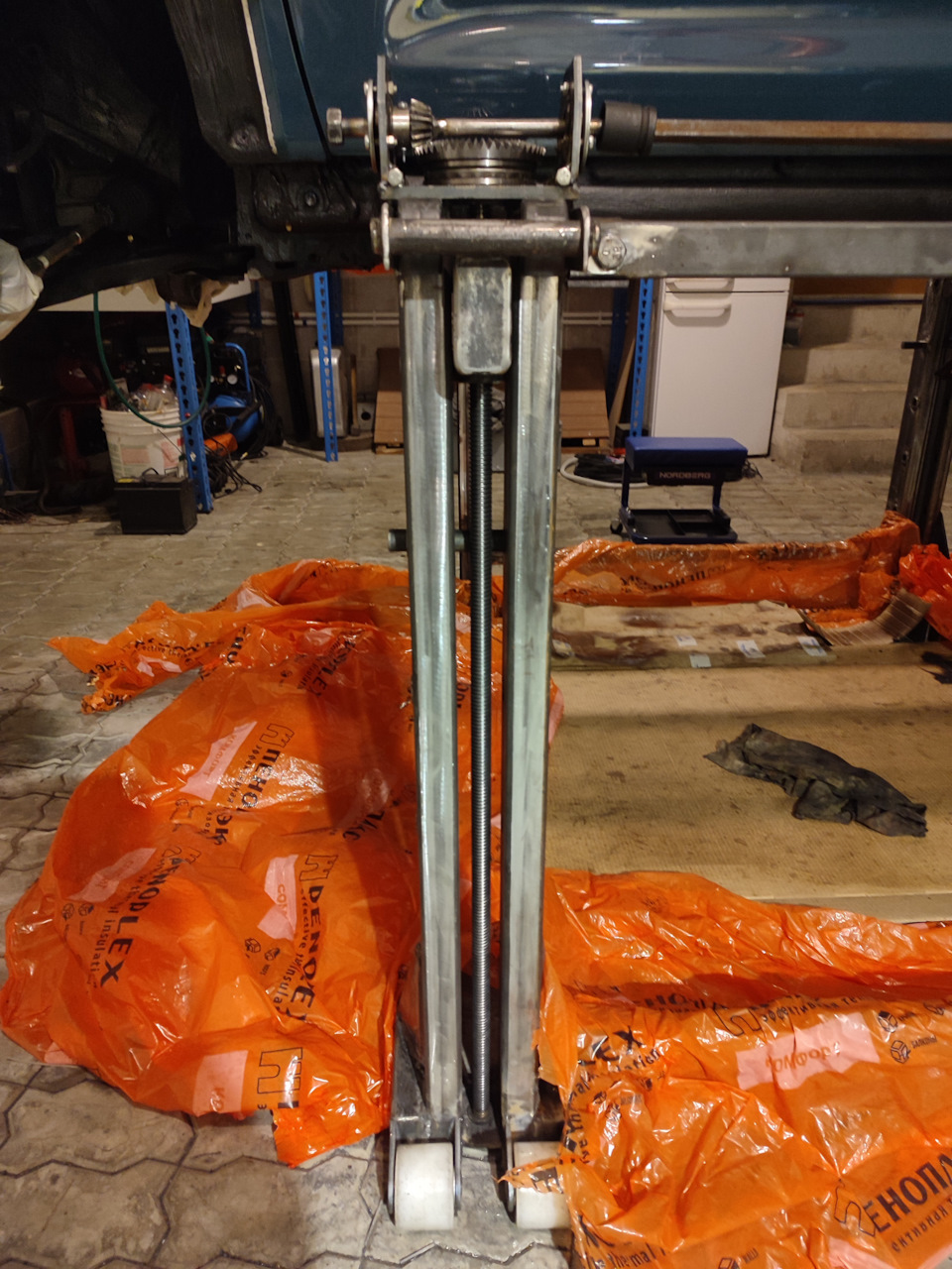 Автоподъемник в гараж (процесс изготовления) — Suzuki Hustler (2G), 0,7 ...