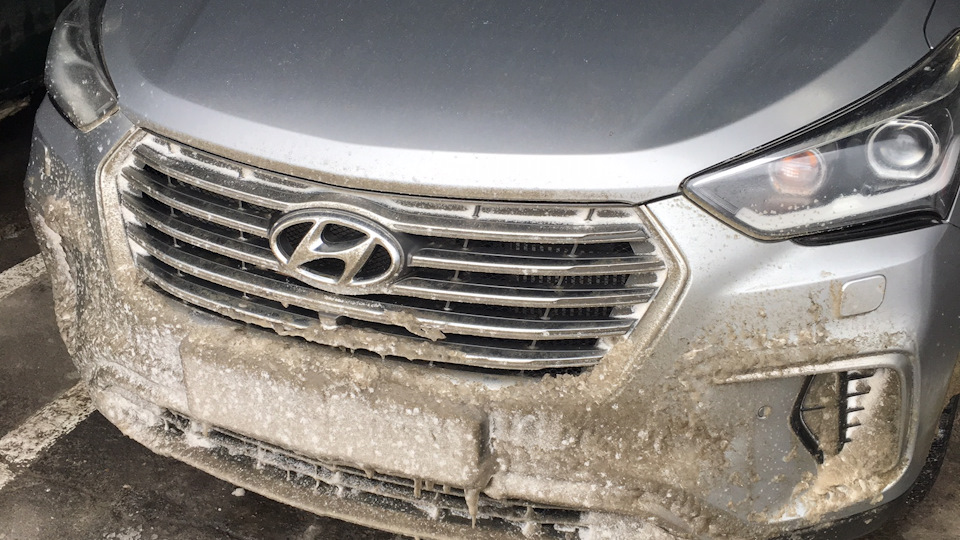 Частичная замена масла в коробке — Hyundai Grand Santa Fe, 2,2 л., 2017 ...