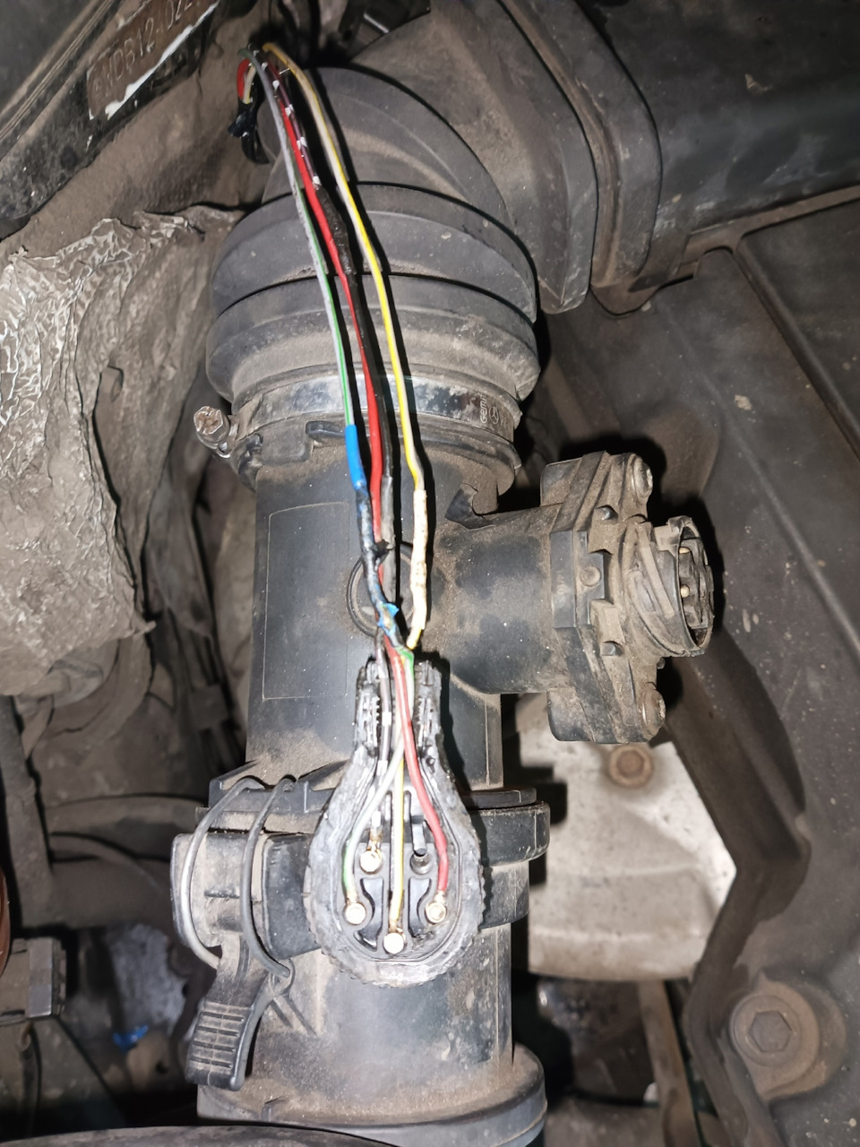 Перепайка штекера ДМРВ m111 2.2 — Mercedes-Benz E-Class (W124), 2,2 л ...