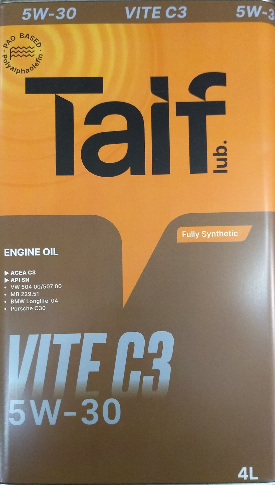 Taif vite c3 5w 30