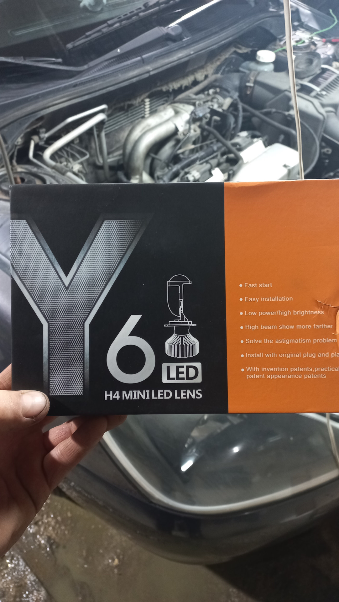 Мини Led линзы H4 — Mitsubishi Lancer IX, 1,6 л, 2005 года | аксессуары ...