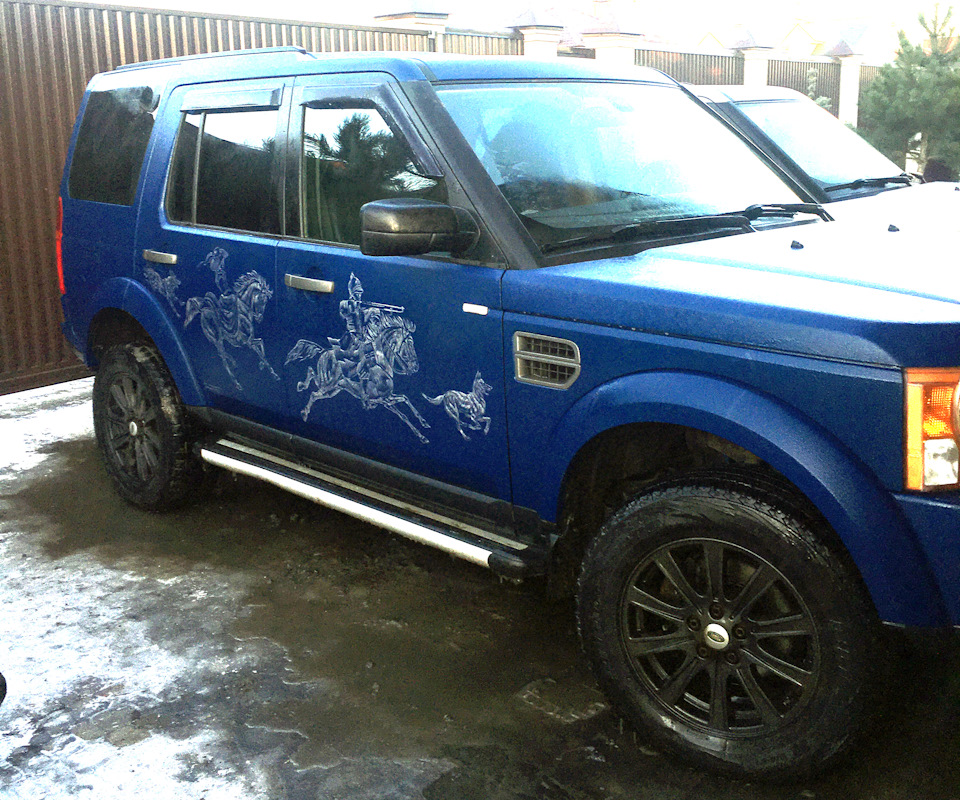 Цвет настроения — раптор, синий, шикарный. — Land Rover Discovery III ...
