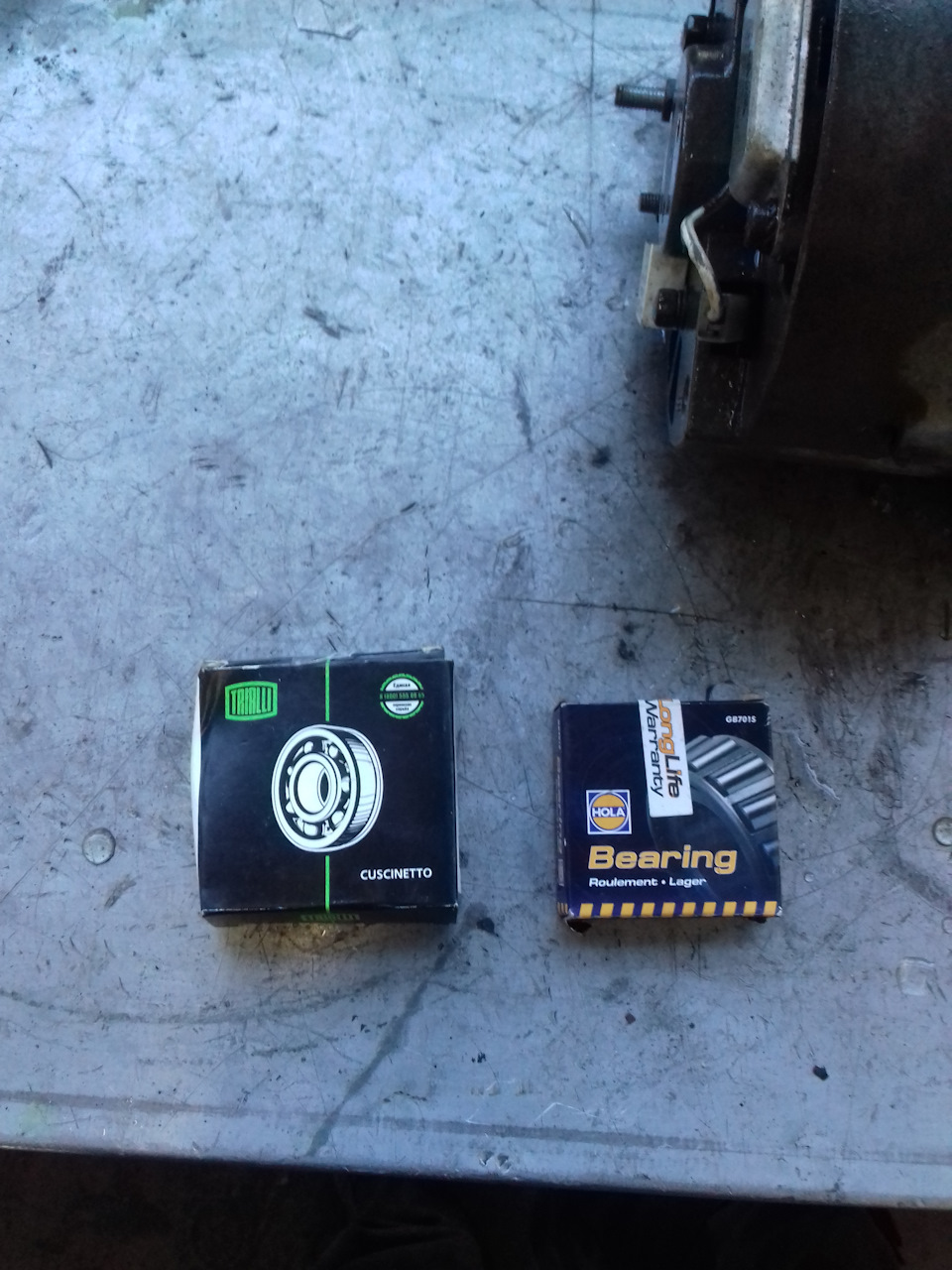 Подшипники генератора от ВАЗ на skoda felicia — Skoda Felicia, 1,3 л ...