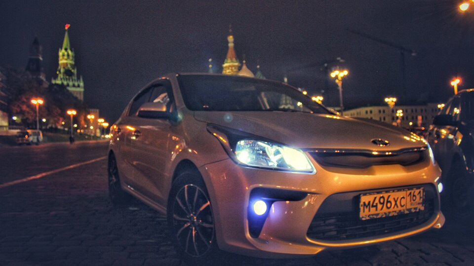 Светодиодные габариты на Рио - KIA Rio (3G), 2012 года тюнинг DRIVE2