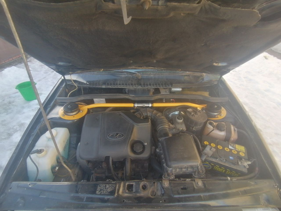 Регулируемая распорка передних стоек — Lada 2114, 1,6 л, 2010 года ...