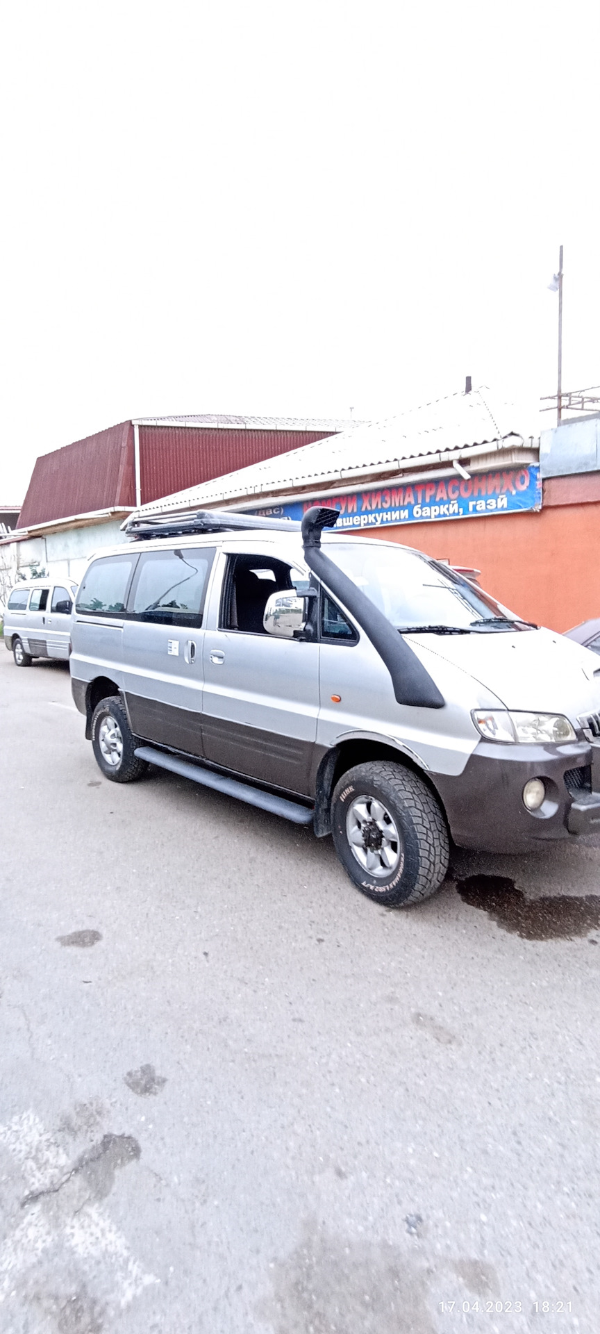 Установка Шнуркел на Hyundai Starex 4wd — Hyundai Starex (1G), 2,7 л, 2000  года | тюнинг | DRIVE2