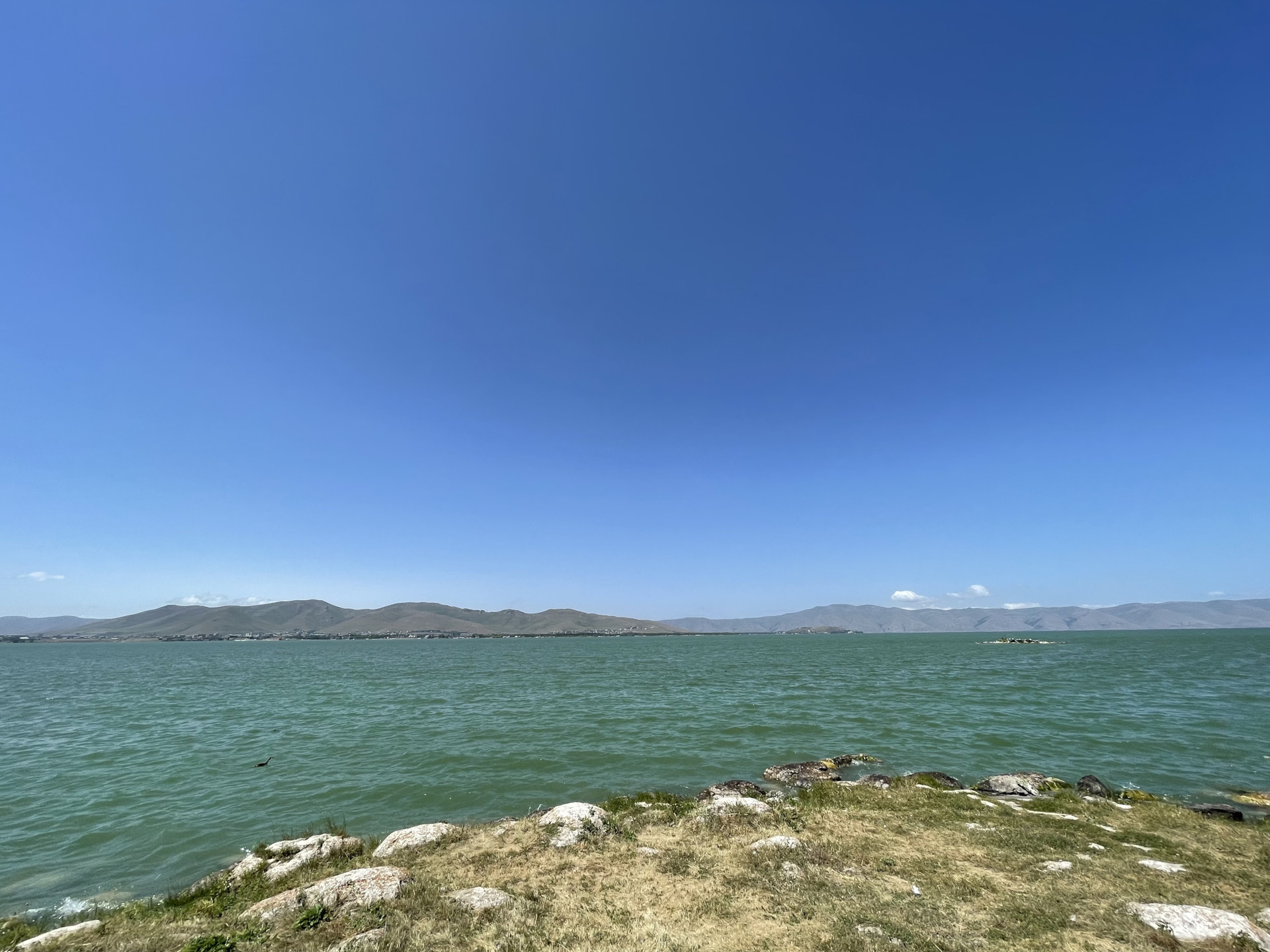 Озеро Севан из космоса