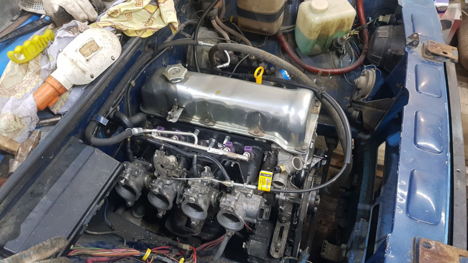 Установка дросселей в ВАЗ 2101-07 Levin Black Top + переход на инжектор ...