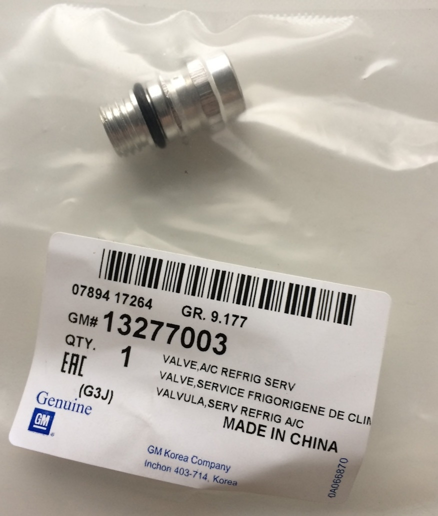 13277003 Клапан кондиционера заправочный OPEL: ASTRA J, COR GM ...
