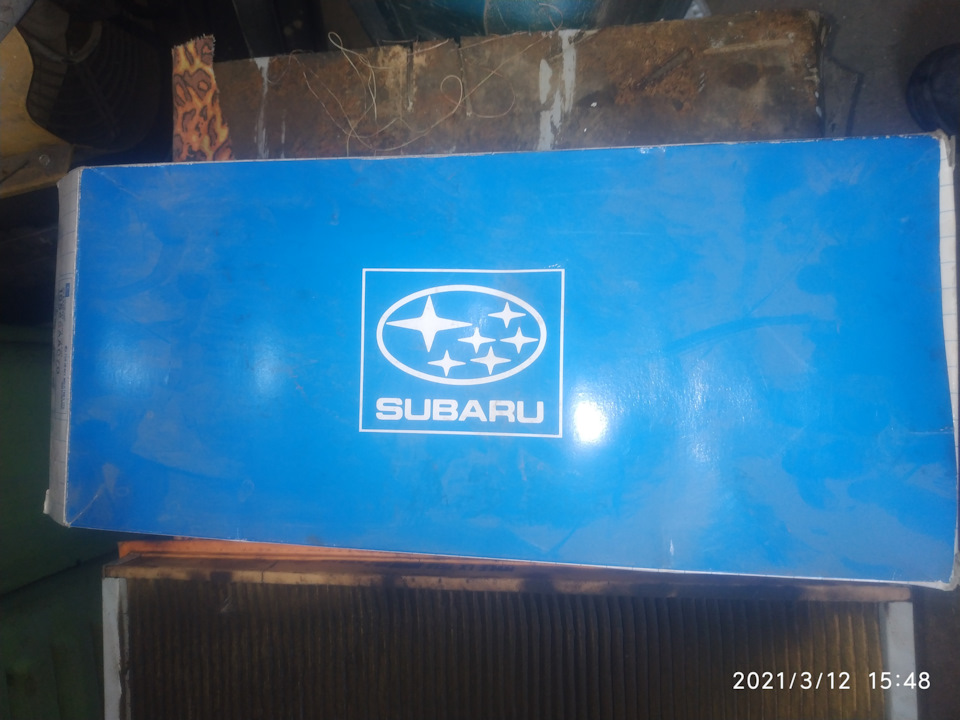 Фильтр воздушный, замена — Subaru Forester (SG), 2,5 л, 2003 года ...