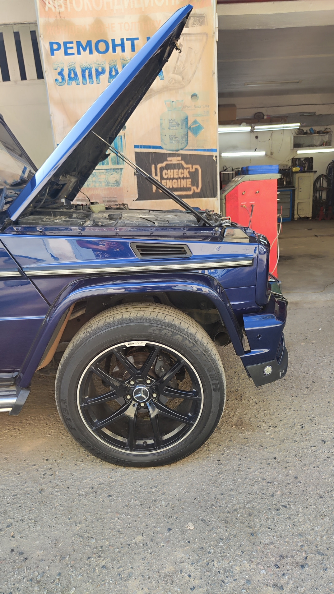 ЗАПРАВКА КОНДИЦИОНЕРА — Mercedes-Benz G-Class (W463 1G), 5 л, 2005 года ...