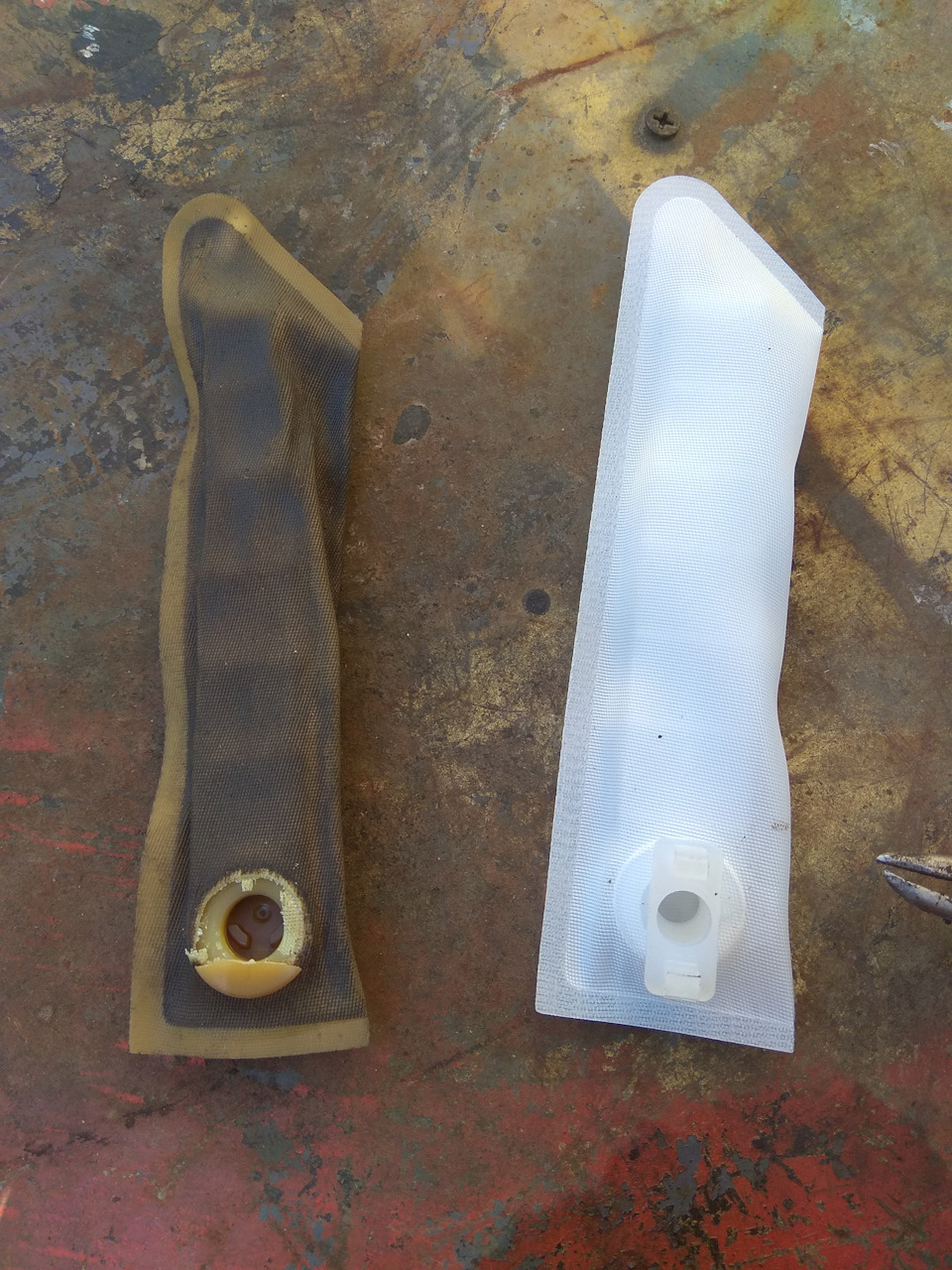 Замена второго бензинового фильтра — Hyundai Tucson (JM), 2 л, 2006 ...