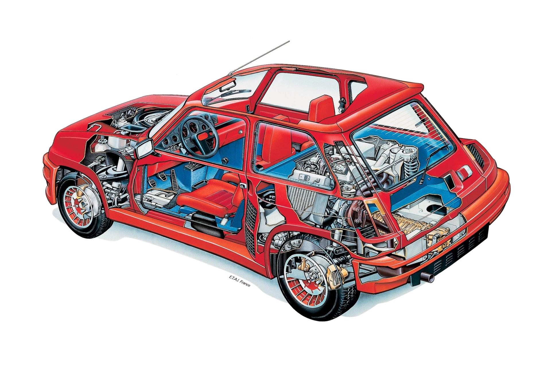 Renault 5 двигатель. 1980 Renault 5 Turbo. Рено 205 турбо. Renault 5 Turbo чертеж. Среднемоторный ВАЗ 2108.