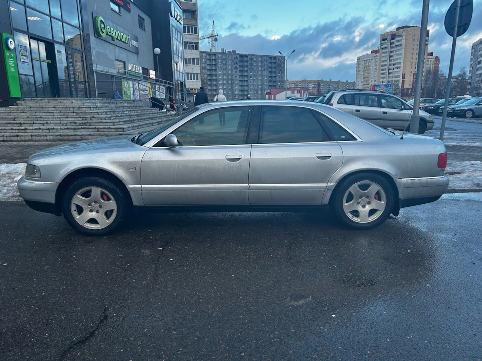 Увеличение клиренса задних арок — Audi A8 (D2), 2,8 л, 2000 года ...