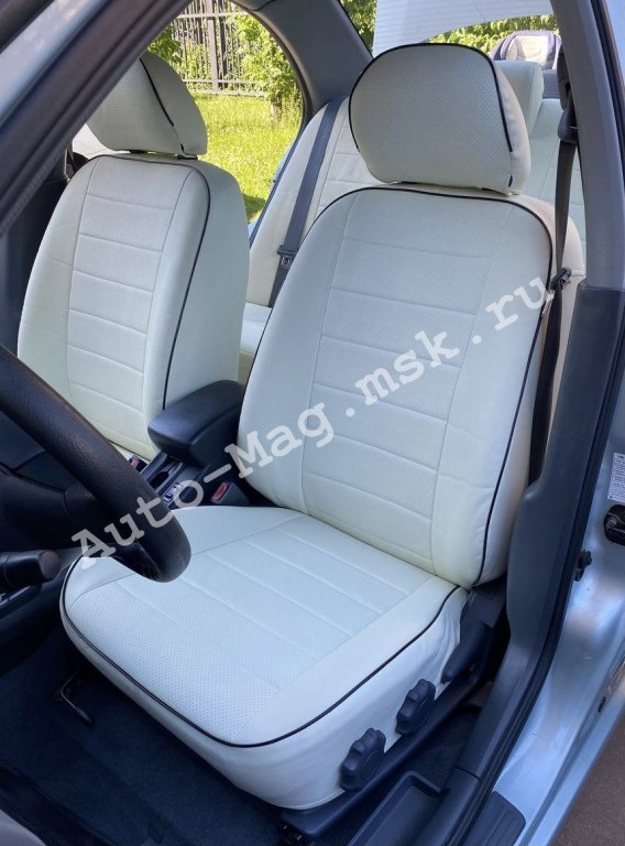 Перетянули салон Ниссан Альмера Классик чехлами из экокожи — Auto-mag ...