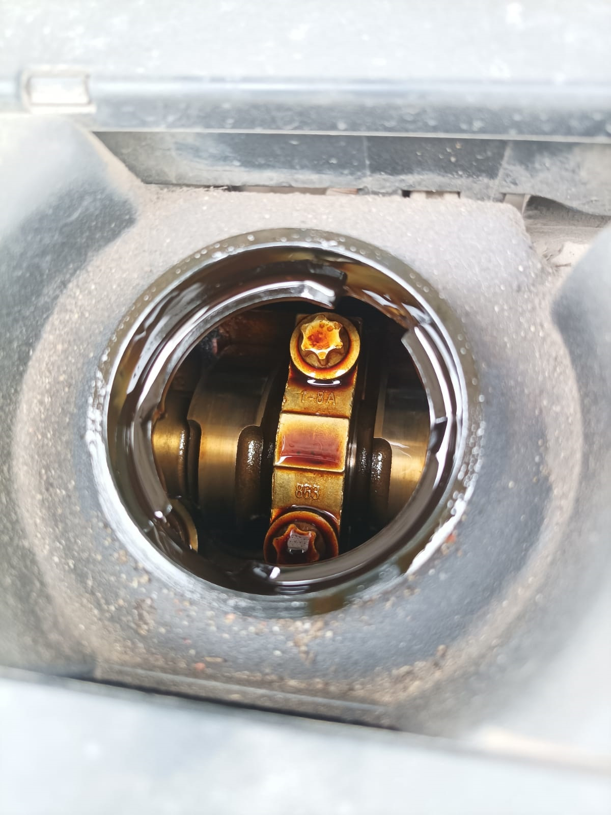 Первое ТО после приобретения. Пробег 190т.км на масле GM -Genuine 5w30 ...