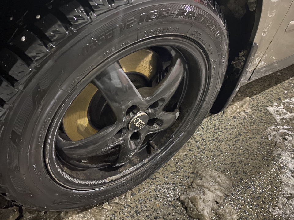 Покупка зимней резины — Audi A4 Avant (B6), 1,8 л, 2003 года | шины ...