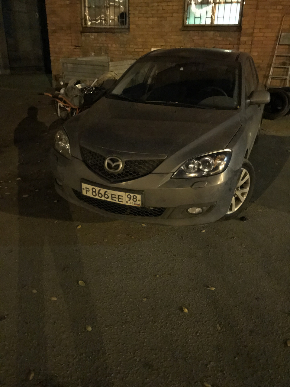 Новые гос. Номера — Mazda 3 (1G) BK, 1,6 л, 2008 года | стайлинг | DRIVE2