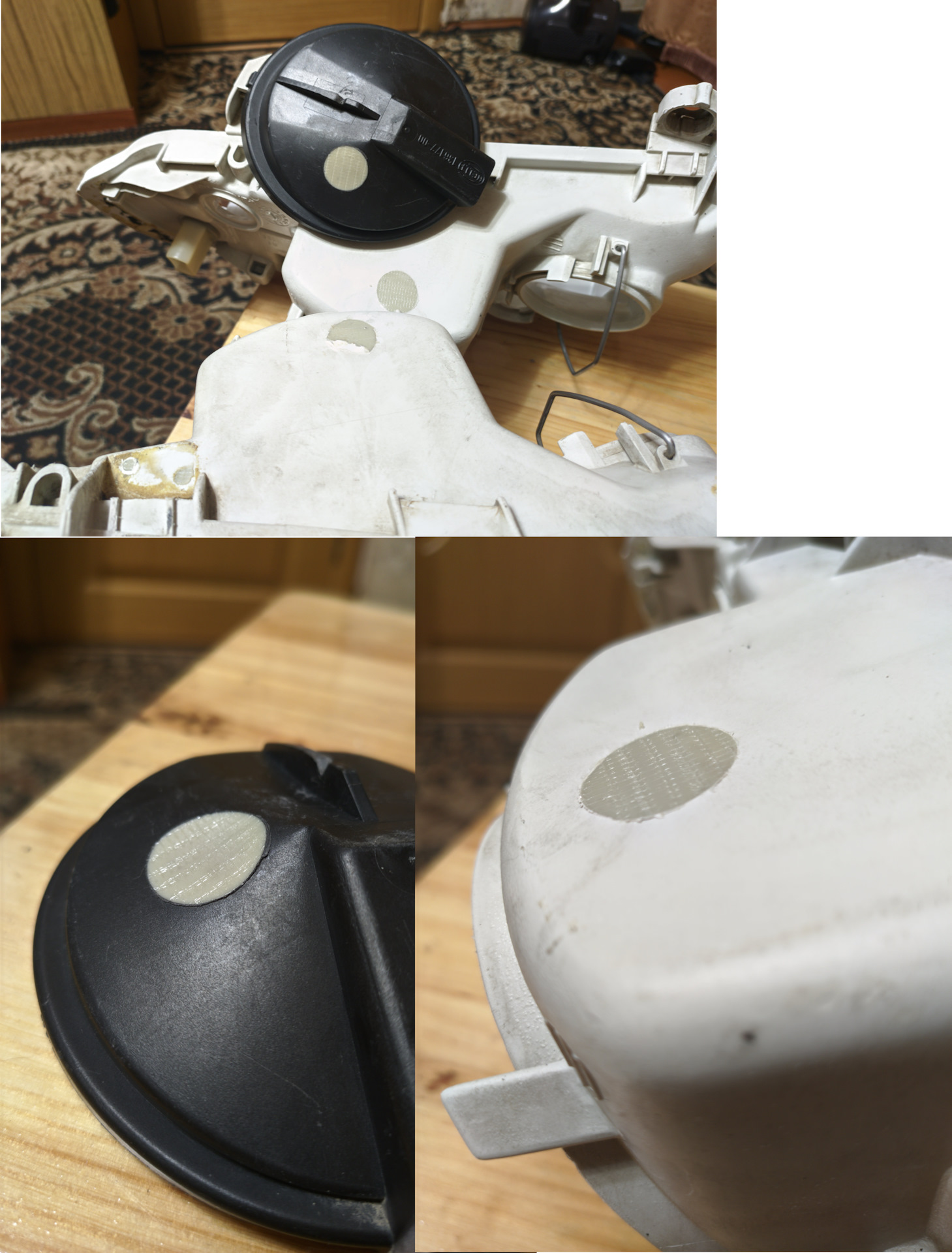 Моноблоки: переделка под линзы #2 (Восстановление корпусов) — Audi 80 ...