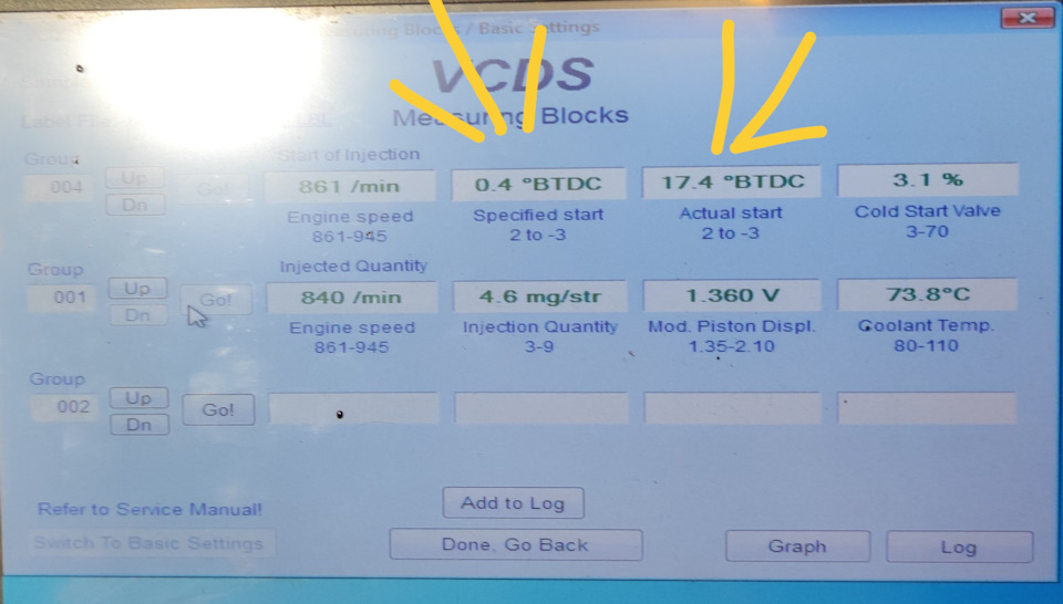 Не регулируется угол впрыска, все по меткам — Сообщество «Volkswagen ...