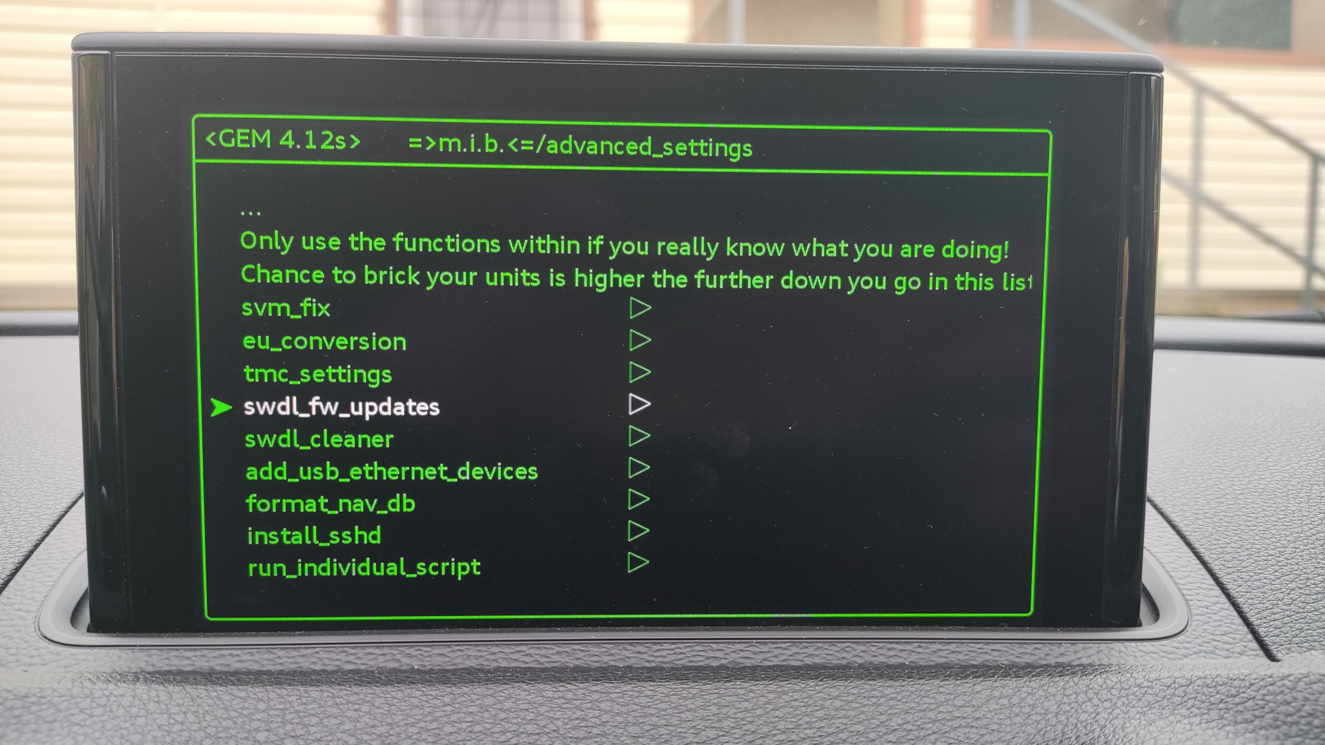 Русификация + навигация MIB1 High — Audi A3 Sportback (8VA), 2 л, 2015 ...