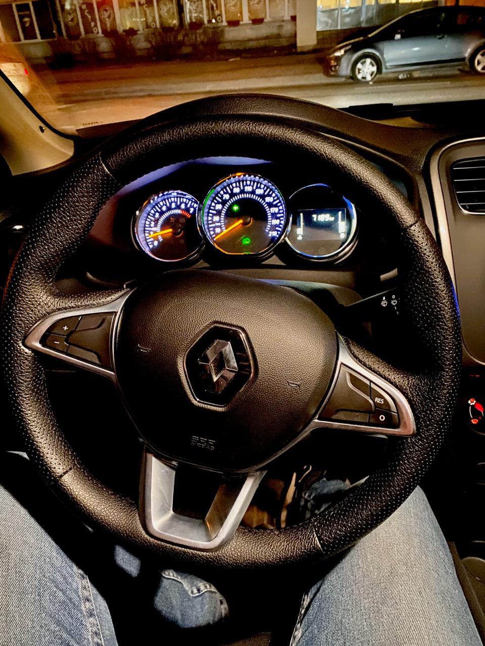 Пошив руля и ручки КПП в Эко кожу — Renault Sandero Stepway (2G), 1,6 л ...
