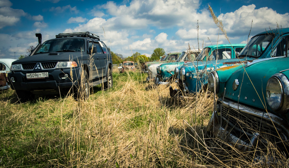 Музей авто CCCP в Черноусово — Mitsubishi Pajero Sport (1G), 2,5 л ...