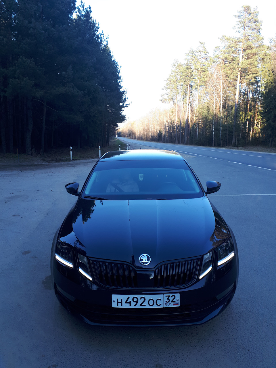 Skoda Octavia 2019 черная