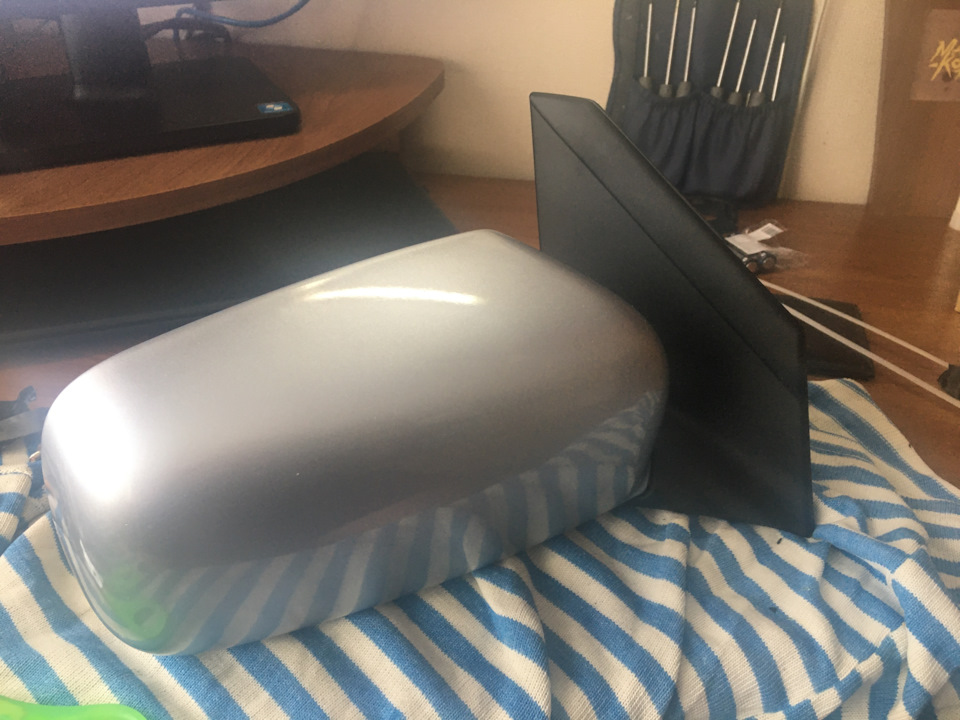 Электроскладывание зеркал (часть 1) — Mitsubishi Lancer IX, 1,6 л, 2003 ...