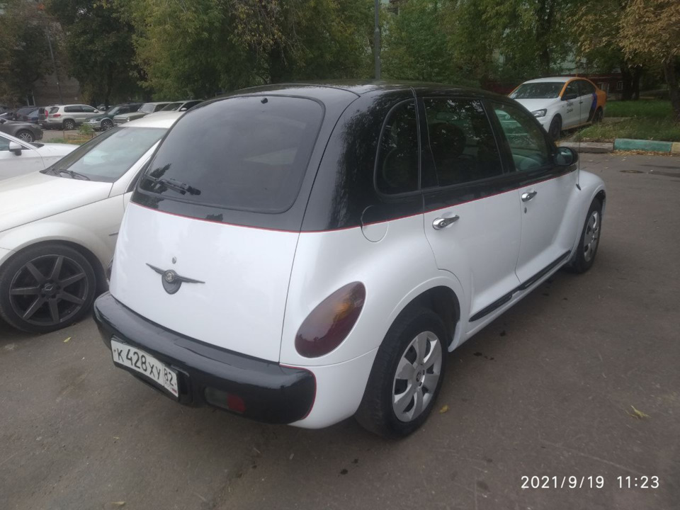 Chrysler pt 2.4 at. Chrysler pt Cruiser белый.
