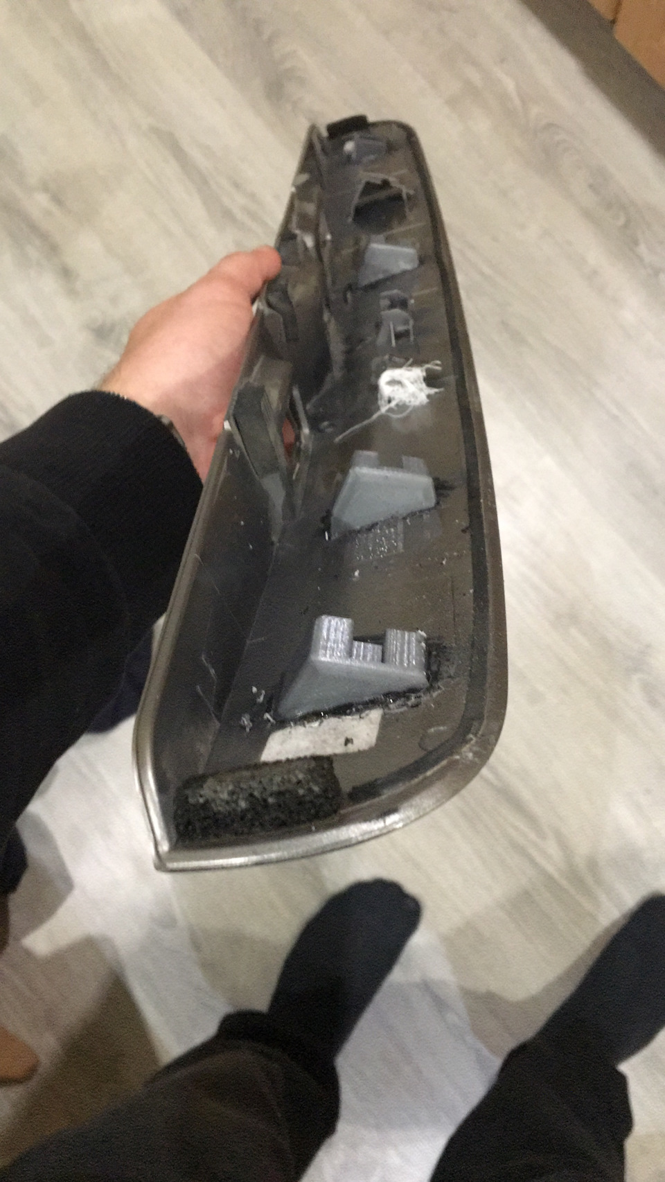 Накладка крышки багажника — Nissan Qashqai (1G), 1,6 л, 2012 года ...