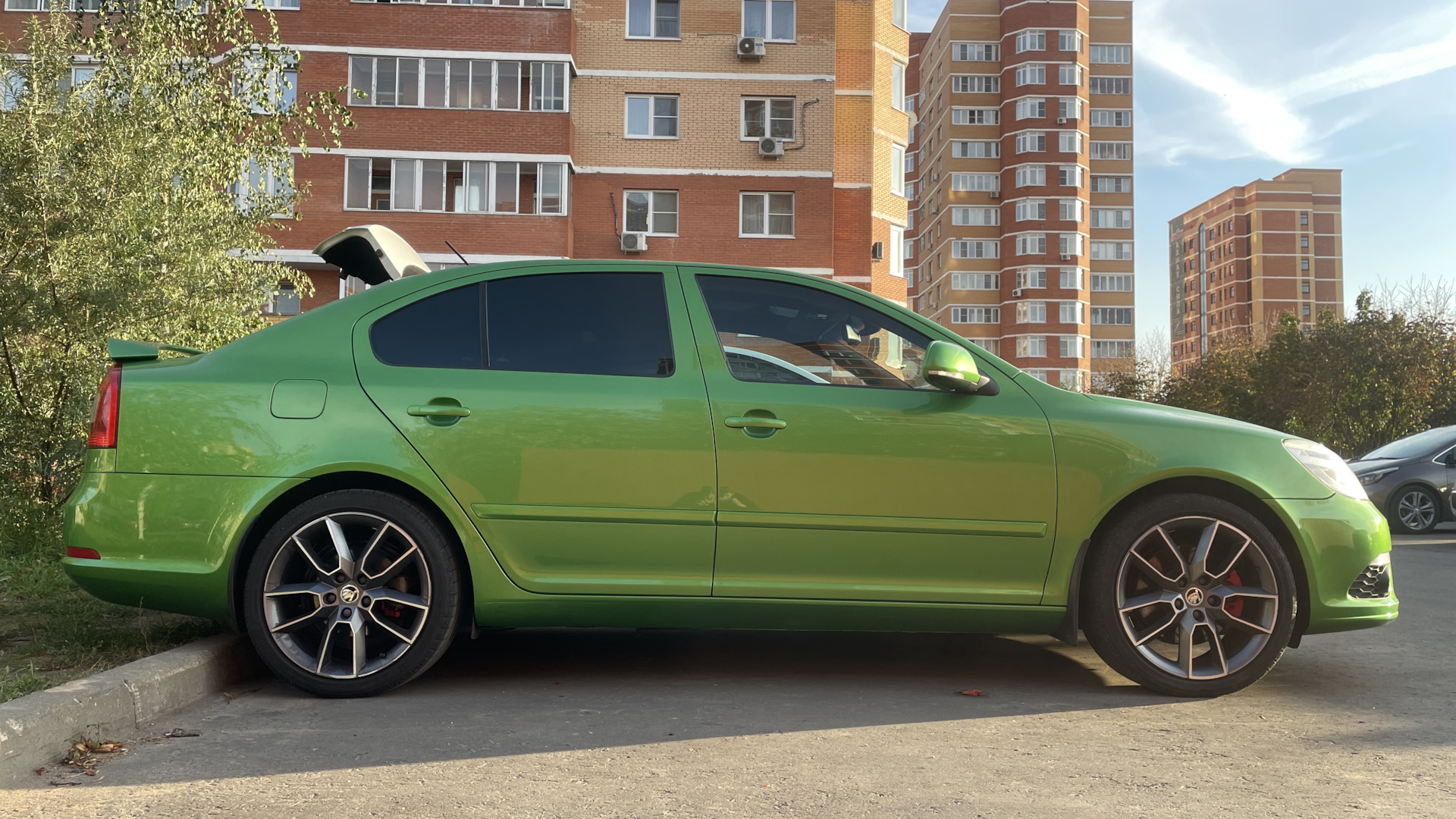 Skoda Octavia RS A5 Mk2 2.0 бензиновый 2012 | Зелёная машина на DRIVE2