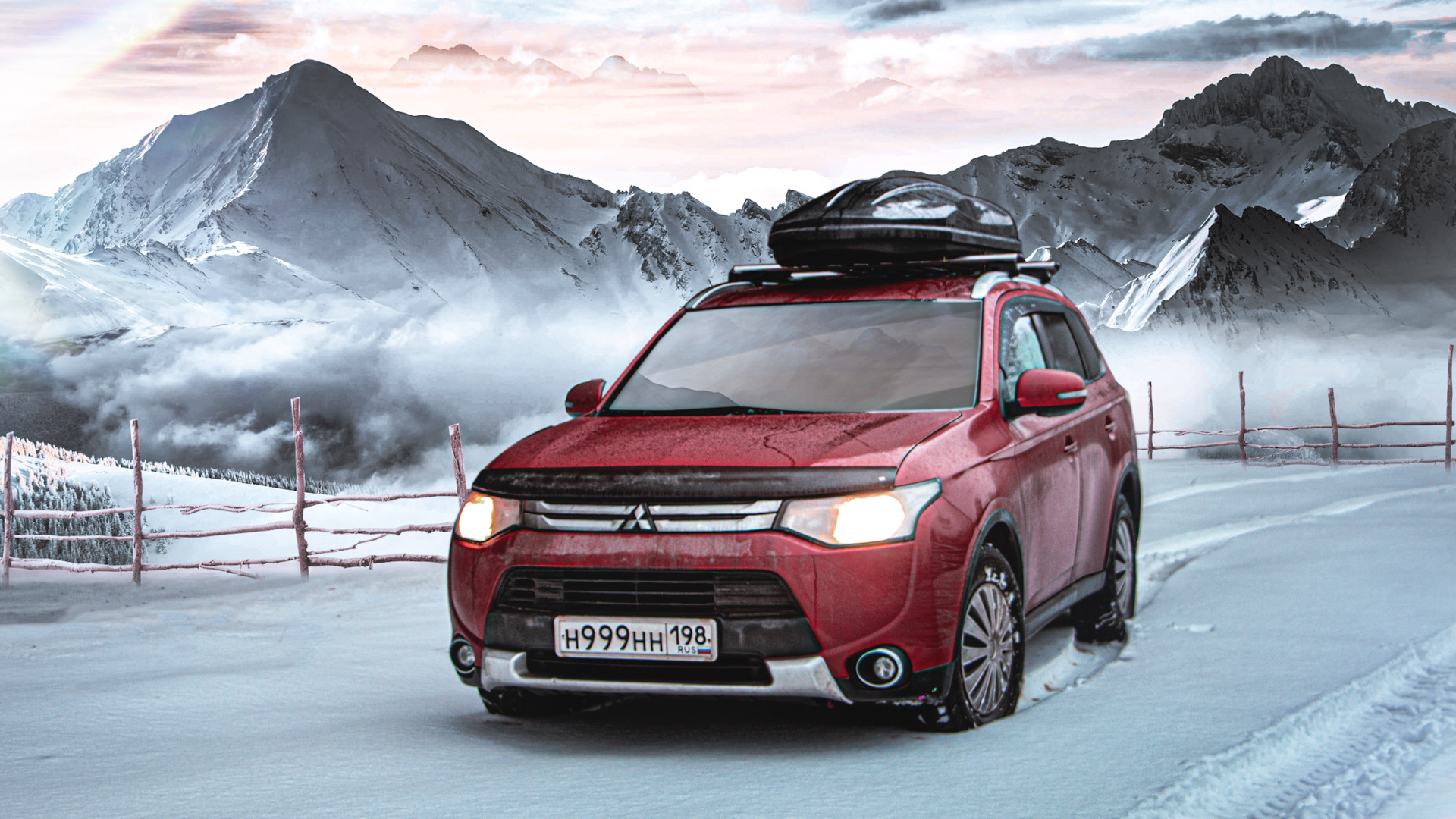 Mitsubishi Outlander (3G) 2.0 бензиновый 2014 | Красный Аут на DRIVE2