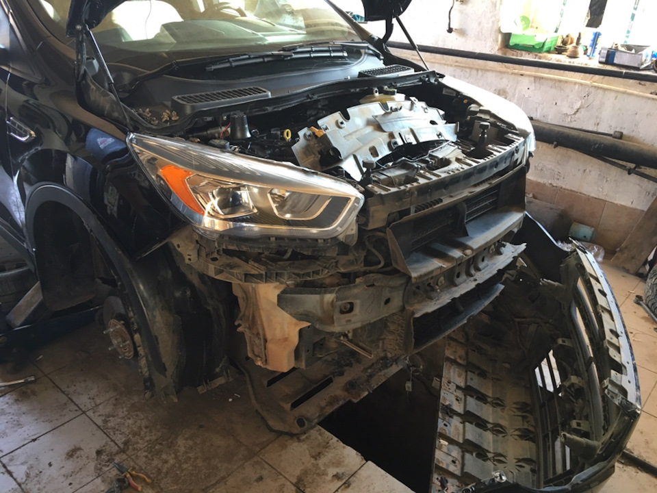Как снять бампер форд куга 2 Сетка в бампер - Ford Kuga (2G), 2,5 л, 2017 года аксессуары DRIVE2