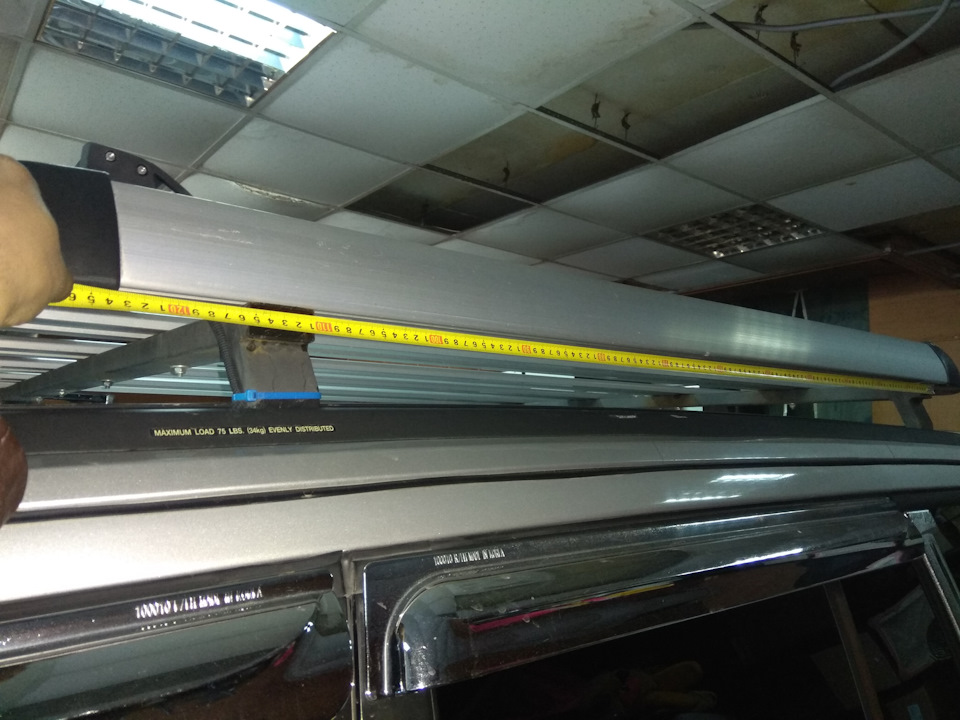 расстояние между опорами — Hyundai Terracan