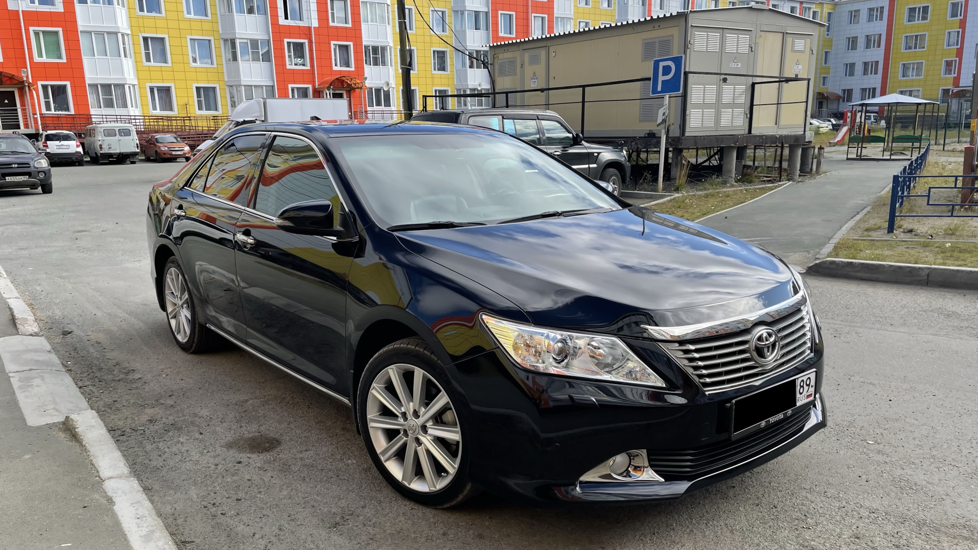 Toyota Camry (XV50) 2.5 бензиновый 2014 | ᧐δычнᥲя,чЁρнᥲя на DRIVE2